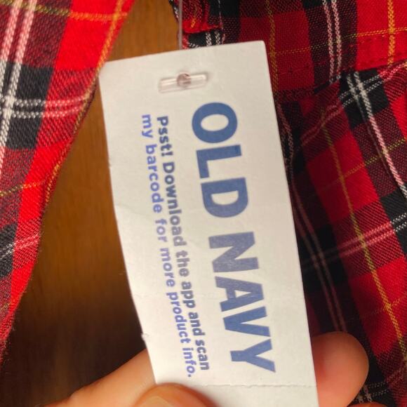 NWT- Red Plaid blouse - Girls Size 8 - Picture 11 of 12